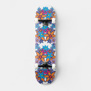Skate Teste padrão floral na moda