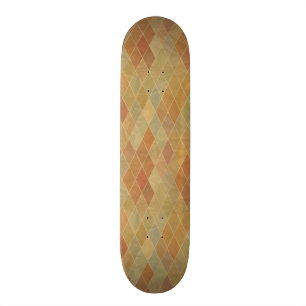 Skate Teste padrão geométrico retro 2
