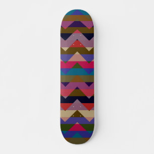 Skate Teste padrão multicolorido 9 da listra do