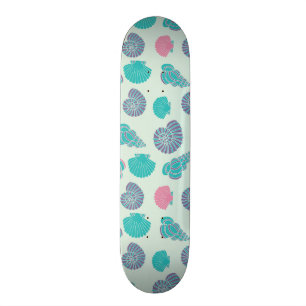 Skate Teste padrão Pastel 1 do Seashell