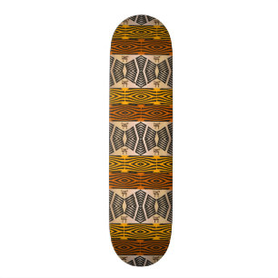 Skate teste padrão tribal africano étnico