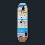 Skate Texto da Colagem de Fotos Personalizada Despache s<br><div class="desc">Texto Personalizado de Colagem de Fotografias da Família Amor Personalizado - Mãe / Pai / Filho / Pais / Casal - Fotografias Personalizadas Modernas Exclusivas do Seu Próprio Design - Família Especial / Amigos ou Presente Pessoal - Adicione Suas Fotografias e Texto - Nome / Fundo Favorito - Elementos e...</div>