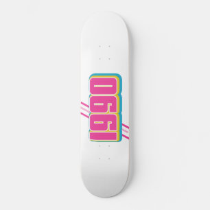 Skate texto vintage de 1990