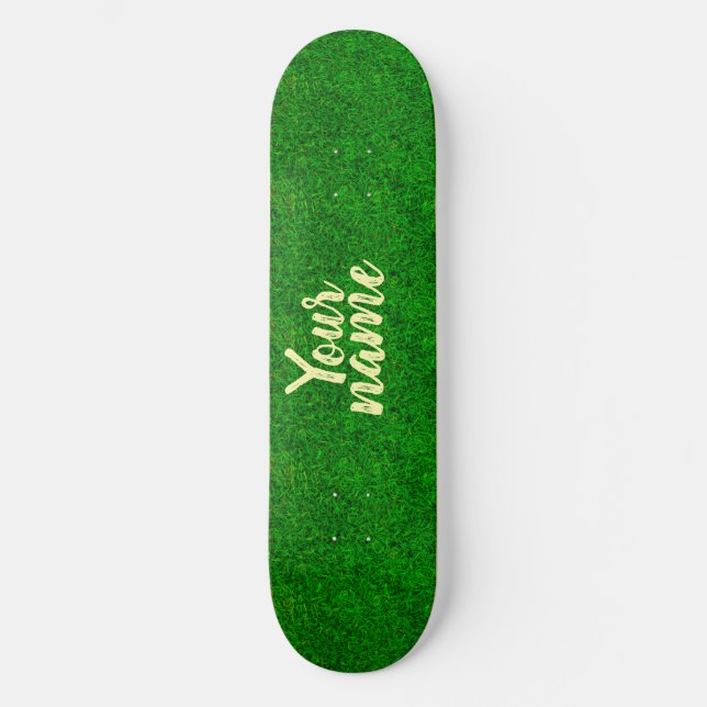 Skate textura de grama verde de um campo de futebol (Frente)
