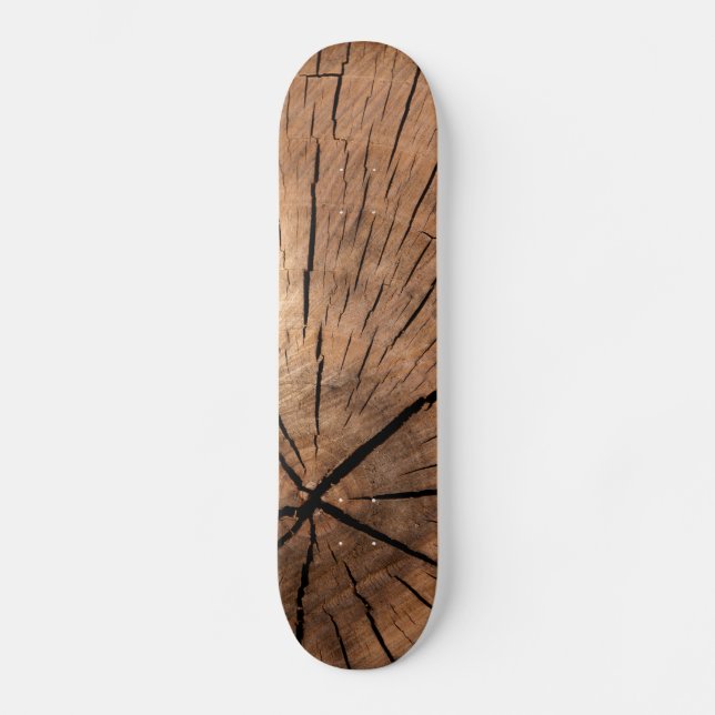 Skate Textura de Toco de Árvore (Frente)