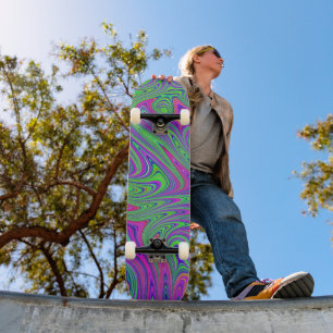Skate texturas psicodélicas