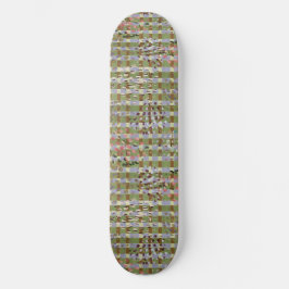 Skate Textured Pointillism Grid Pattern Artwork