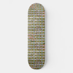 Skate Textured Pointillism Grid Pattern Artwork