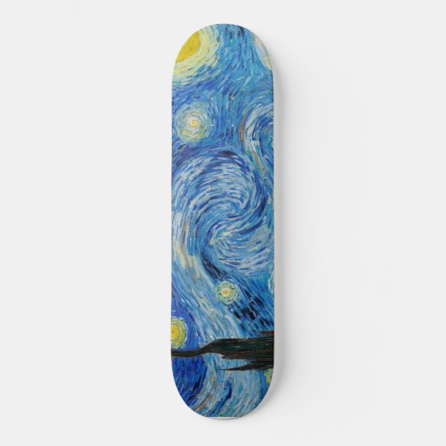 Skate The Starry Night (1889), por Vincent Van Gogh (Frente)