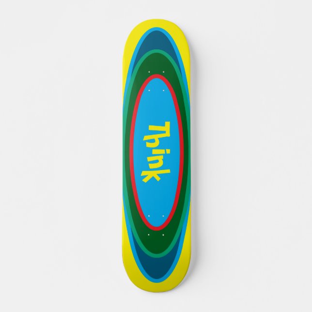 Skate Think Skateboarding deck (Frente)