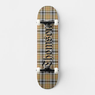 Skate Thomson Clan Tartan - Padrão de Xadrez escocês