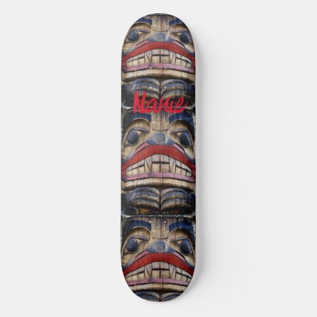 Skate Thunder_Cove Totem de Rosto Polar (Frente)