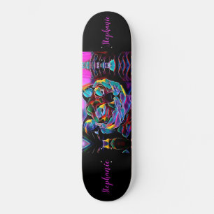 Skate Tiger Abstrato Girls Personalizadas