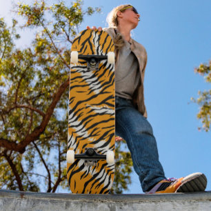 Skate Tiger Skin Animal Print Pattern Design