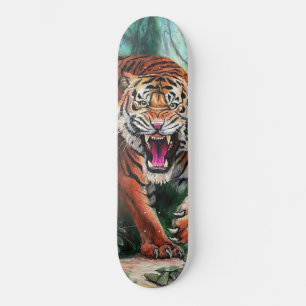 Skate Tigre Irritado na Selva