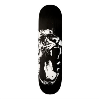 Skate Tigre monocromático