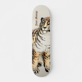 Skate Tigre Personalizado por Kōno Bairei Ilustração Jap