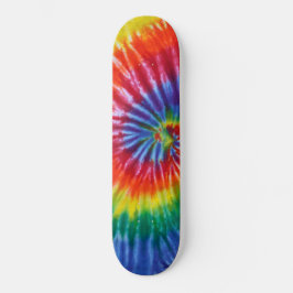 Skate Tinta espiral Tie-Dye - Arco-íris