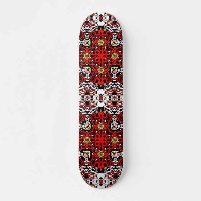 Skate Tipo ornamental moroccan kaliedoscope (Frente)