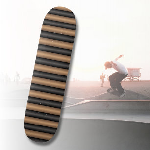 Skate Tiras castanhas torradas com Na moda moderno com p
