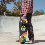Skate Todo Amor é Orgulho Igual LGBT Direitos Iguais Arc<br><div class="desc">"All Love Is Equal" (Todo o Amor é Igual), um design arco-íris retrô e estilo aquarela é perfeito para orgulho e apoio ao amor, igualdade e conscientização. Este é um presente de excelente Idea para o Rainbow LGBTQ LGBTQ Lésbica Pan Trans Queer Cis perfeito para o Mês do Orgulho, Semana...</div>