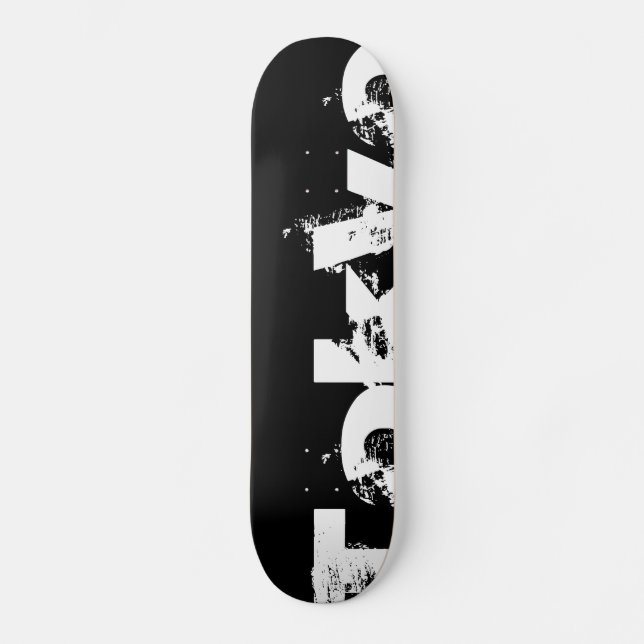 Skate Tokyo - estilo urbano legal em preto e branco (Frente)