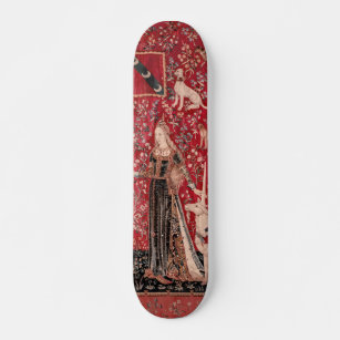 Skate Toque de Lady e Unicórnio Medieval