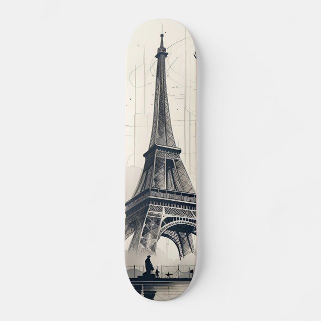 Skate Torre Eiffel Paris (Frente)