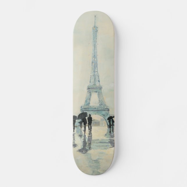 Skate Torre Eiffel | Paris na chuva (Frente)