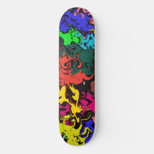 Skate Torres Coloridos abstrato /