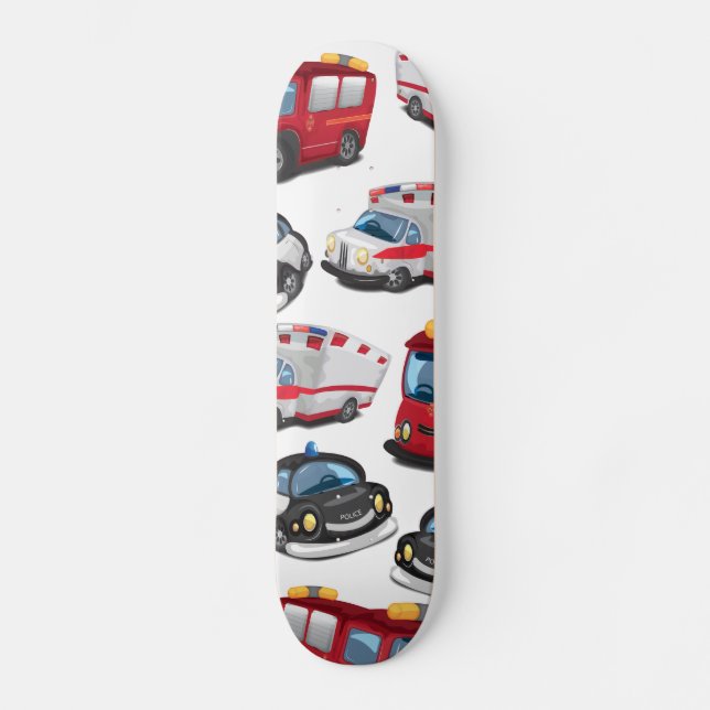 Skate transporte do serviço de polícia, ambulância e bom (Frente)