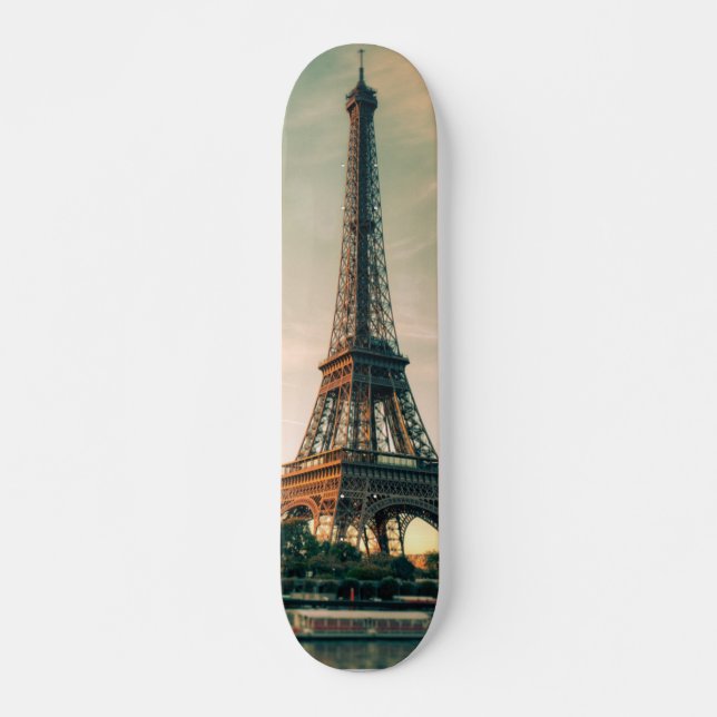 Skate Travesseiro decorativo da torre Eiffel (Frente)