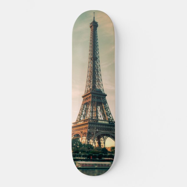 Skate Travesseiro decorativo da torre Eiffel (Frente)