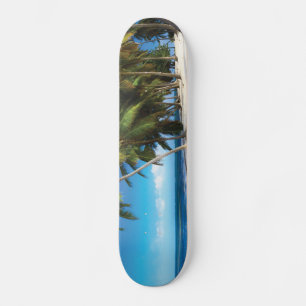 Skate travesseiro decorativo de praia exótico