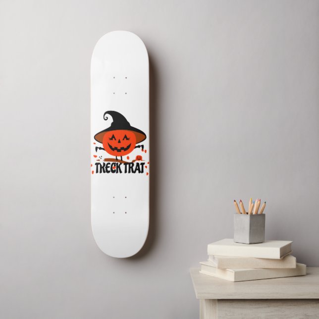 Skate Treck Trat Pumpkin sorrindo (Arte de parede)