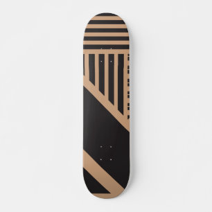 Skate Triângulo Stripes em Tom e Preto
