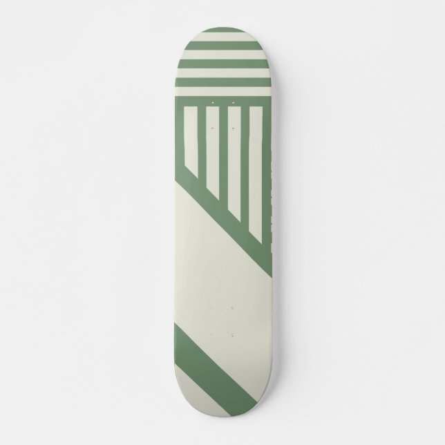 Skate Triângulo strips em verde (Frente)