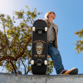 Skate TRICK OU TRATE O SEU Dia de as Bruxas engraçado-MÃ