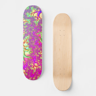 Skate Trippy Funky Vibrante Neon Groovy Viagem do Ácido