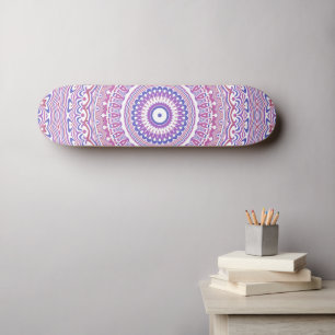 Skate Trippy Hippie Boho Groovy Boêmio Kaleidoscópio