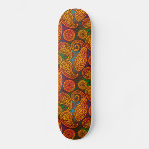 Skate Trippy Hippy Retro Paisley