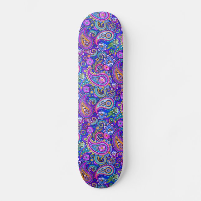 Skate Trippy Hippy Retro Paisley (Frente)