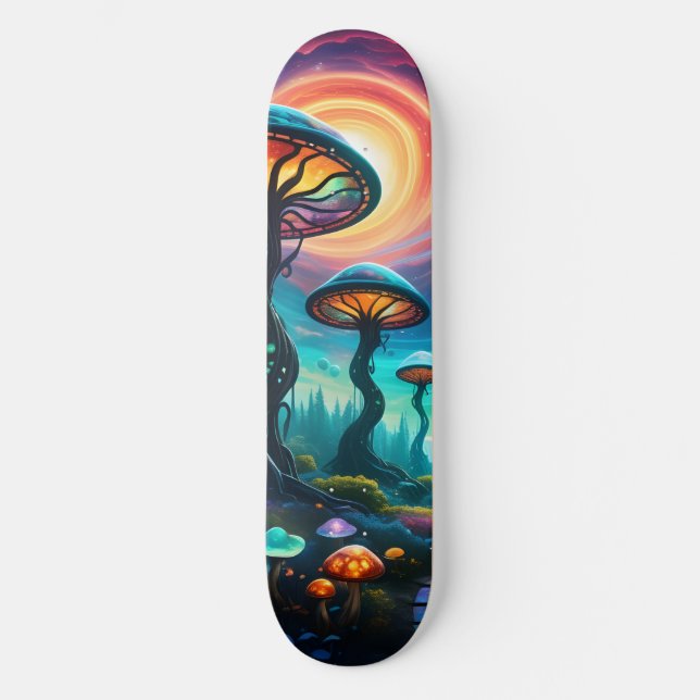 Skate Trippy Mushroom Planet (Frente)