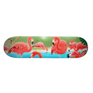 Skate tropical dos flamingos