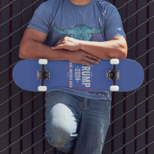 Skate Trump 2024 Presidente Eleitoral Patriótico Republi