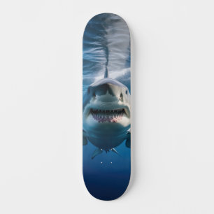 Skate Tubarão Branco