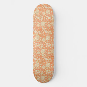 Skate Tulipa Selvagem Laranja Arte Floral de William Mor
