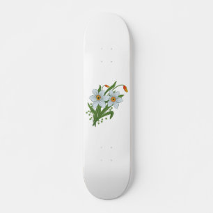 Skate Tulipas e flores dos Daffodils