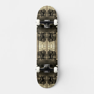 Skate Tumba do marechal foch Invalides Paris França vint