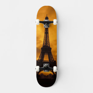 Skate UE, França, Paris. Torre Eiffel.